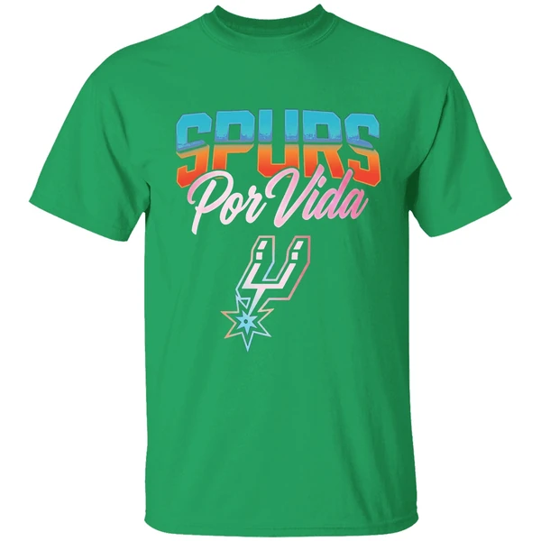 Por Vida San Antonio Spurs Logo Shirt - Image 2