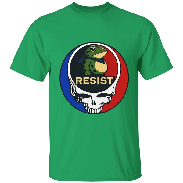 Portland Frog Grateful Dead Steal Your Face Ice Out Resist Shirt - Image 8
