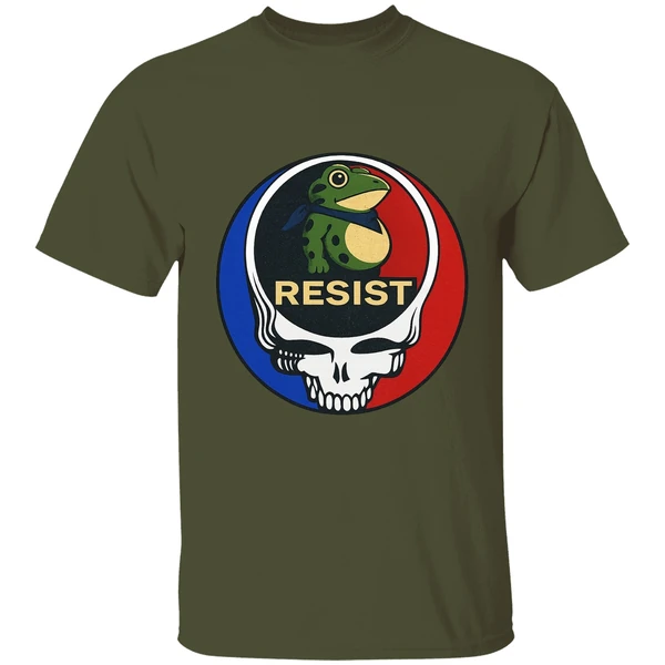 Portland Frog Grateful Dead Steal Your Face Ice Out Resist Shirt - Image 3
