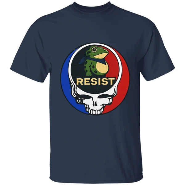 Portland Frog Grateful Dead Steal Your Face Ice Out Resist Shirt - Image 4