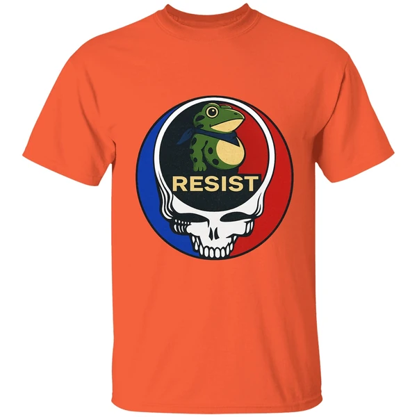 Portland Frog Grateful Dead Steal Your Face Ice Out Resist Shirt - Image 5