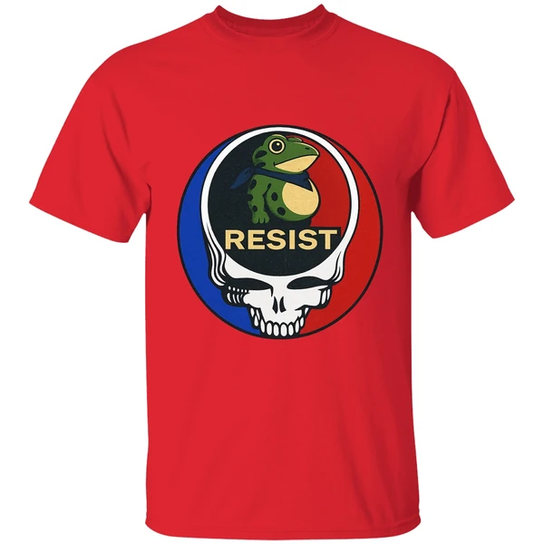 Portland Frog Grateful Dead Steal Your Face Ice Out Resist Shirt - Image 6
