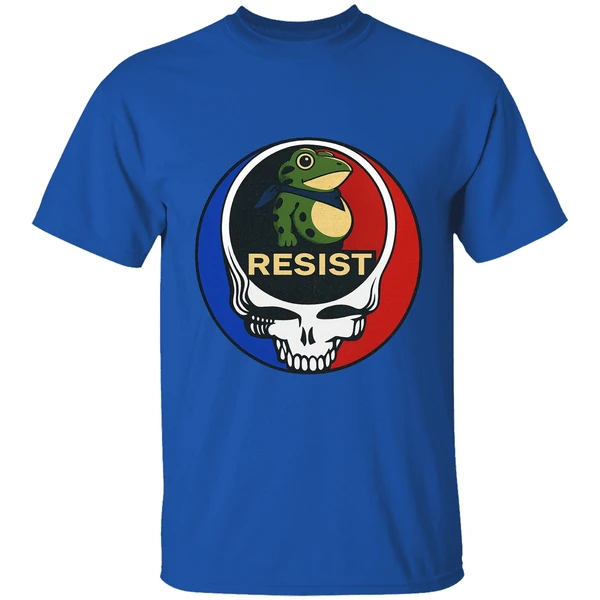 Portland Frog Grateful Dead Steal Your Face Ice Out Resist Shirt - Image 7