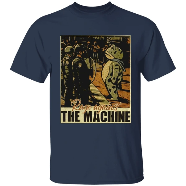 Portland Frog Protest Rage Against The Machine Vintage Shirt - Image 4