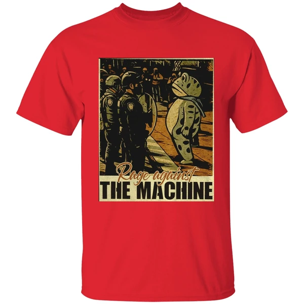 Portland Frog Protest Rage Against The Machine Vintage Shirt - Image 6