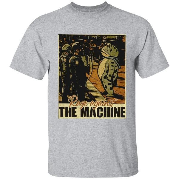 Portland Frog Protest Rage Against The Machine Vintage Shirt - Image 8
