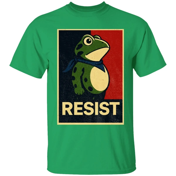 Portland Frog Resist Anti Fascism Political Graphic Shirt
