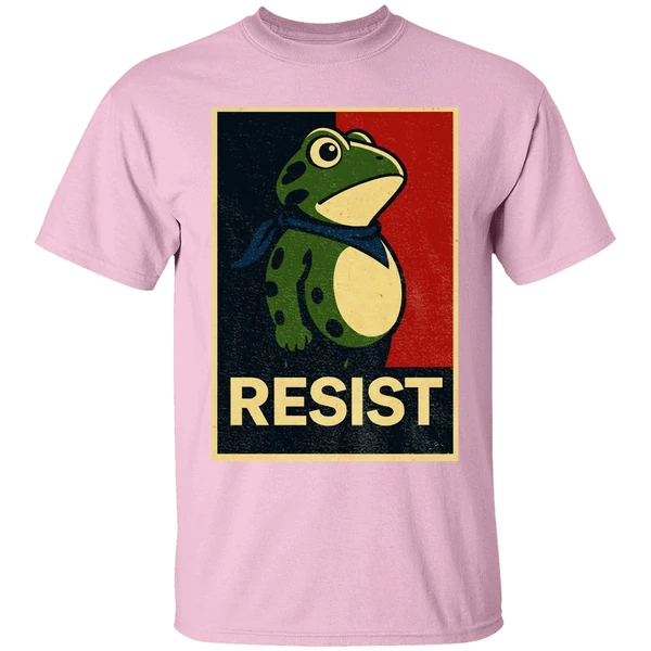 Portland Frog Resist Anti Fascism Political Graphic Shirt - Image 2