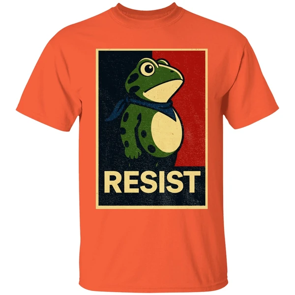 Portland Frog Resist Anti Fascism Political Graphic Shirt - Image 5