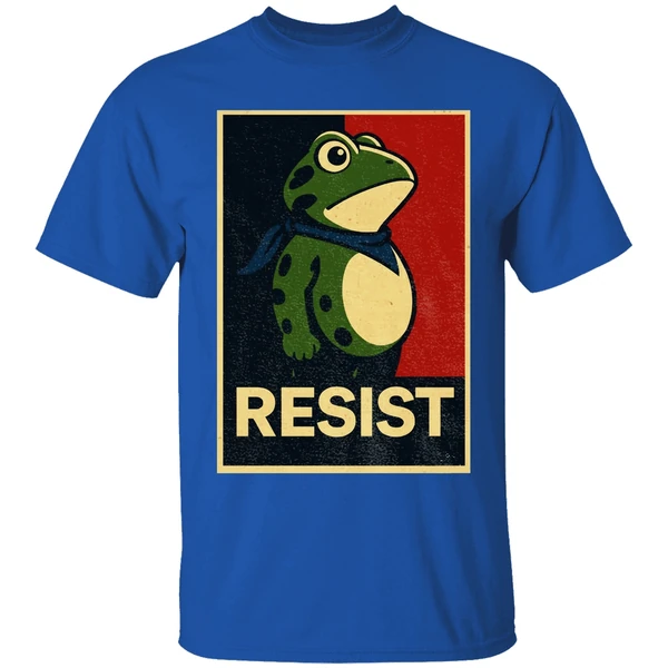 Portland Frog Resist Anti Fascism Political Graphic Shirt - Image 7