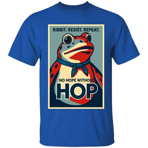 Portland Frog Ribbit Resist Repeat No Hope Without Hop Shirt