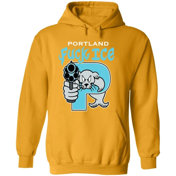 Portland Fuck Ice From Portland To Chicago Hoodie