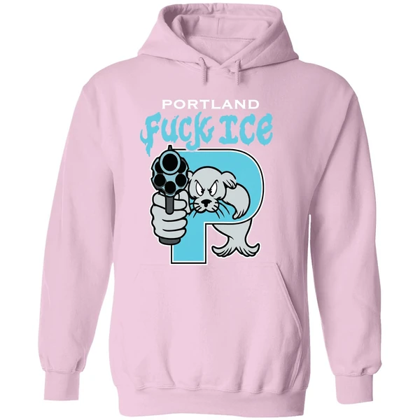 Portland Fuck Ice From Portland To Chicago Hoodie - Image 5