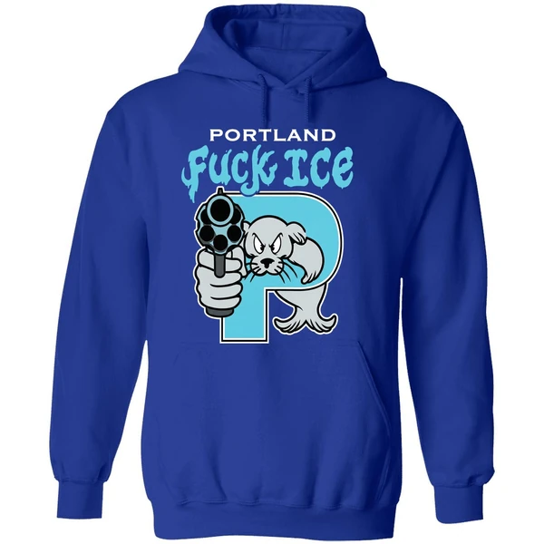 Portland Fuck Ice From Portland To Chicago Hoodie - Image 7