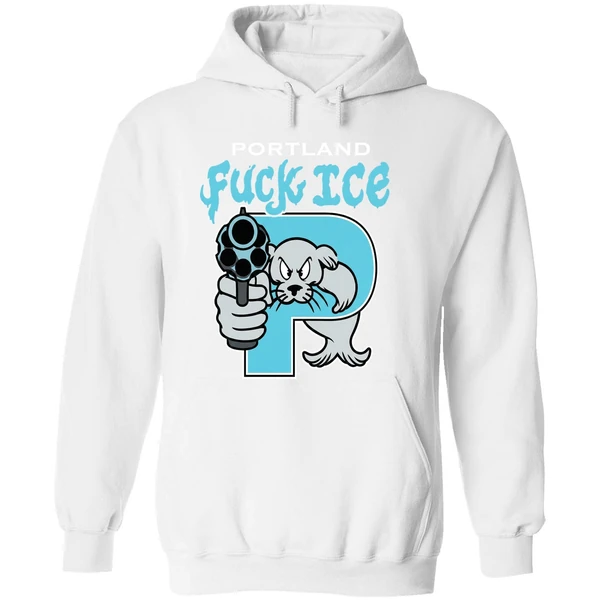 Portland Fuck Ice From Portland To Chicago Hoodie - Image 8