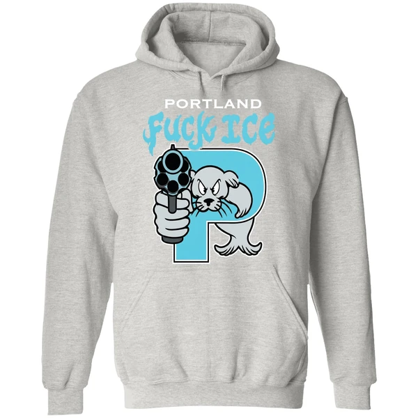 Portland Fuck Ice From Portland To Chicago Hoodie - Image 9
