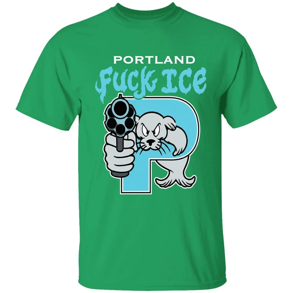 Portland Fuck Ice From Portland To Chicago Shirt - Image 2
