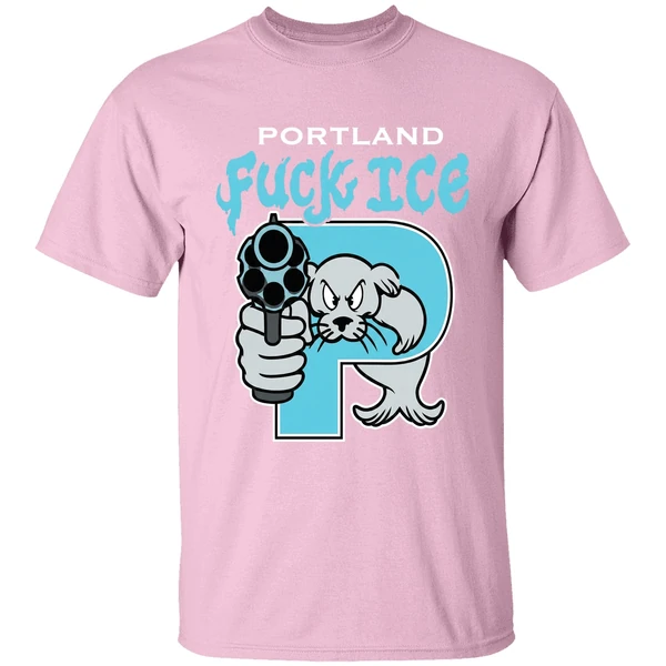 portland fuck ice from portland to chicago shirt lightpink