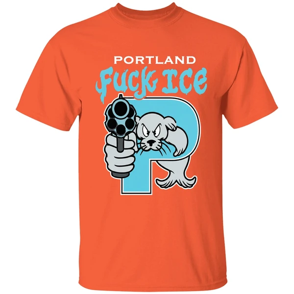 Portland Fuck Ice From Portland To Chicago Shirt - Image 6