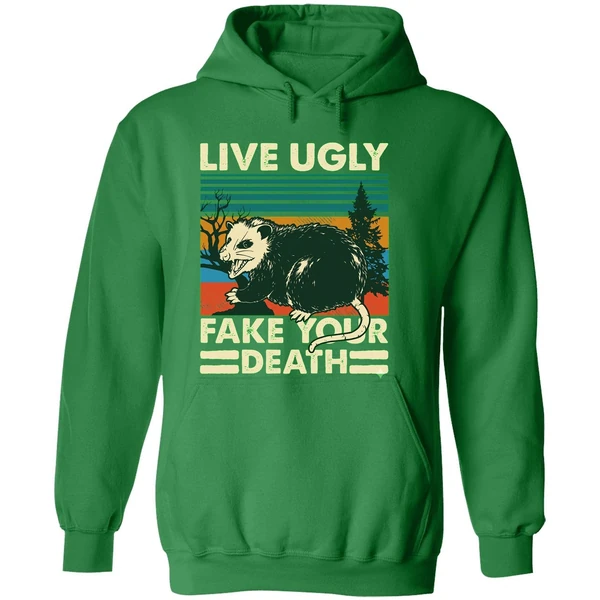 Possum Live Ugly Your Death Hoodie - Image 2