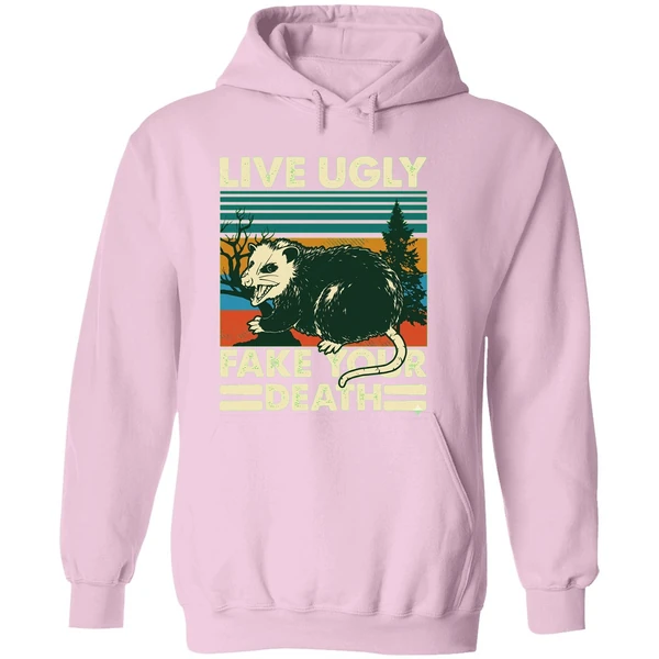 Possum Live Ugly Your Death Hoodie - Image 5