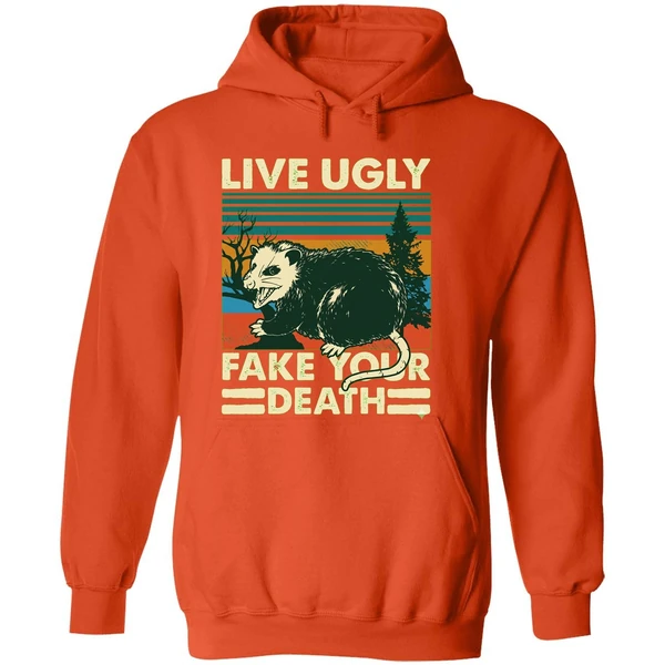 Possum Live Ugly Your Death Hoodie - Image 6