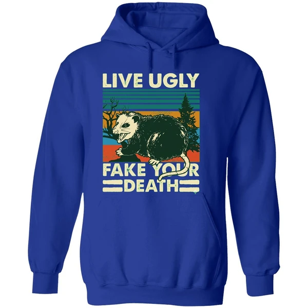 Possum Live Ugly Your Death Hoodie - Image 7