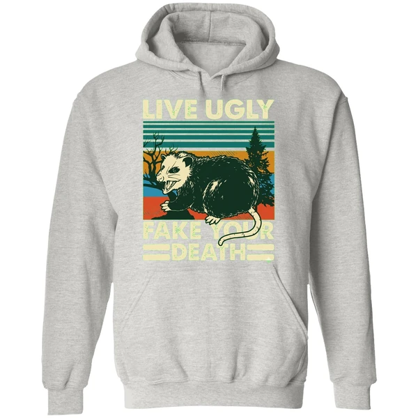 Possum Live Ugly Your Death Hoodie - Image 9