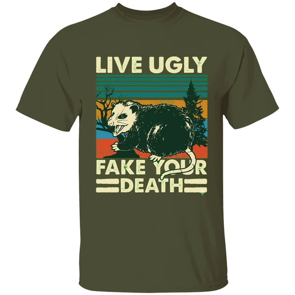 Possum Live Ugly Your Death Shirt - Image 9