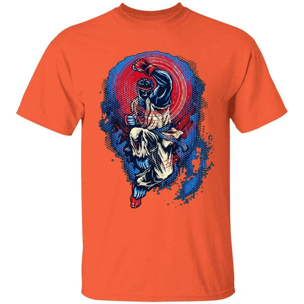 power of the fireball shirt orange