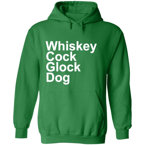 Presale Whiskey Cock Glock Dog Bertbertbert Bertbertbert Bert Kreischer Presale Whiskey Cock Glock Dog Hoodie - Image 2
