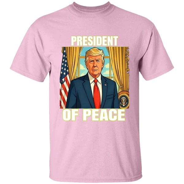 President Of Peace Pro Trump Shirt - Image 2