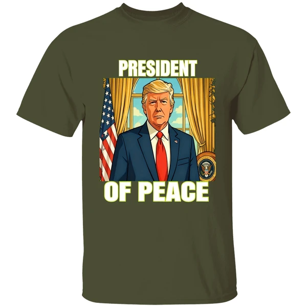 President Of Peace Pro Trump Shirt - Image 3
