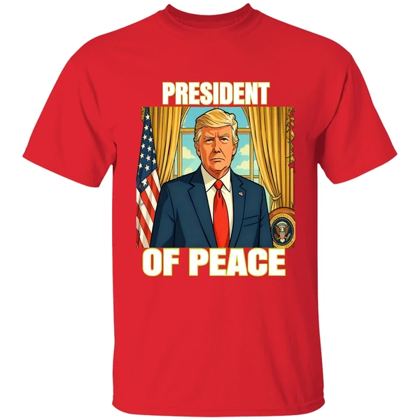 President Of Peace Pro Trump Shirt - Image 6