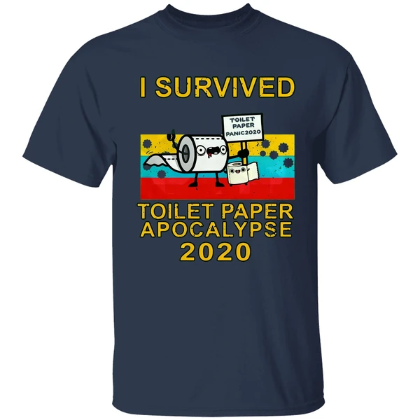 Pretty I Survived Toilet Paper Apocalypse 2020 Vintage Shirt - Image 4