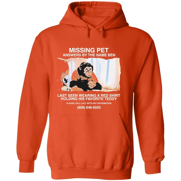 Primate Missing Pet Answers By The Name Ben Last Seen Wearing A Red Hoodie - Image 6