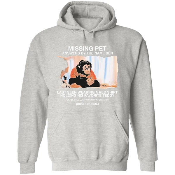 Primate Missing Pet Answers By The Name Ben Last Seen Wearing A Red Hoodie - Image 9