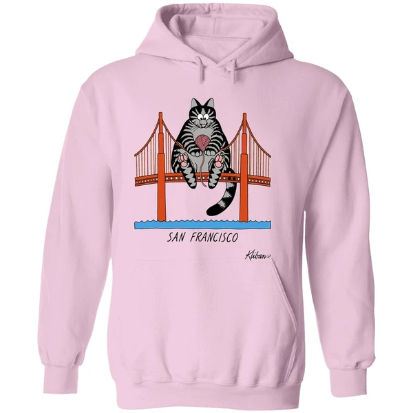 Project Hail Mary 2026 Ryan Gosling B Kliban Cat San Francisco Hoodie - Image 5