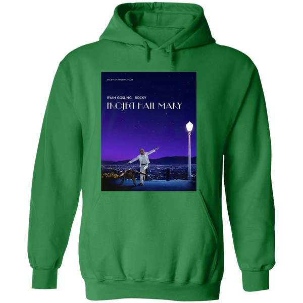 Project Hail Mary Inspired Poster La La Land Ryan Gosling Rocky Hoodie - Image 2