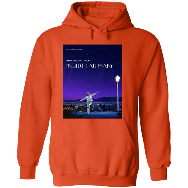 Project Hail Mary Inspired Poster La La Land Ryan Gosling Rocky Hoodie - Image 6