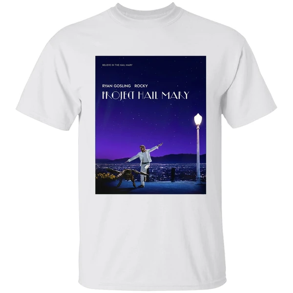 Project Hail Mary Inspired Poster La La Land Ryan Gosling Rocky Shirt