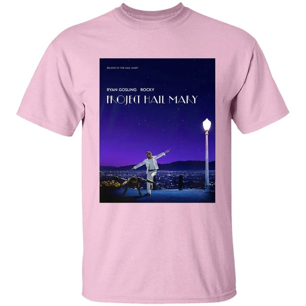 Project Hail Mary Inspired Poster La La Land Ryan Gosling Rocky Shirt - Image 2