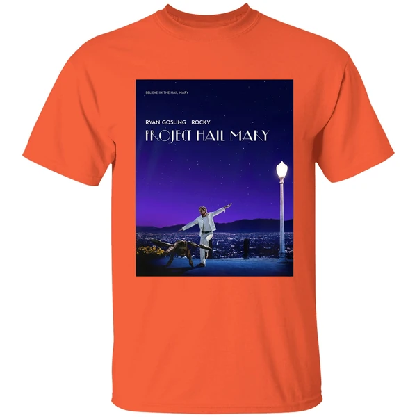 Project Hail Mary Inspired Poster La La Land Ryan Gosling Rocky Shirt - Image 3