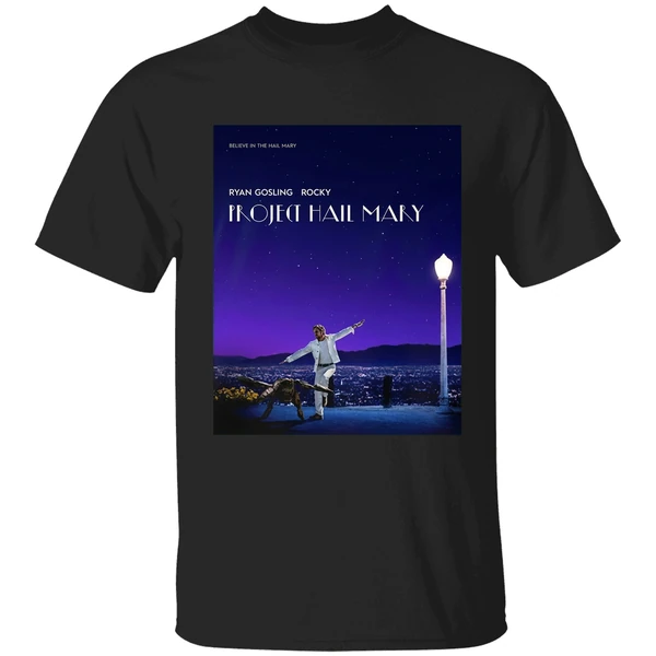 Project Hail Mary Inspired Poster La La Land Ryan Gosling Rocky Shirt - Image 7
