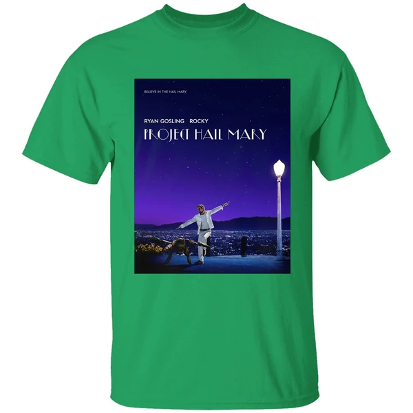 Project Hail Mary Inspired Poster La La Land Ryan Gosling Rocky Shirt - Image 8