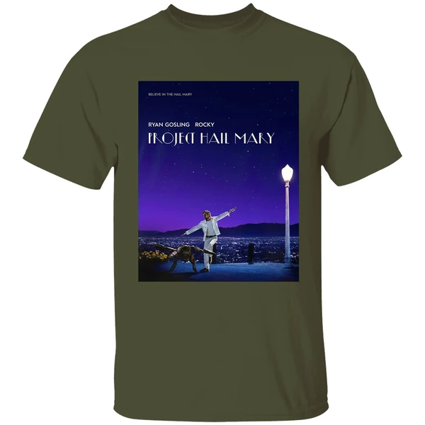 Project Hail Mary Inspired Poster La La Land Ryan Gosling Rocky Shirt - Image 9