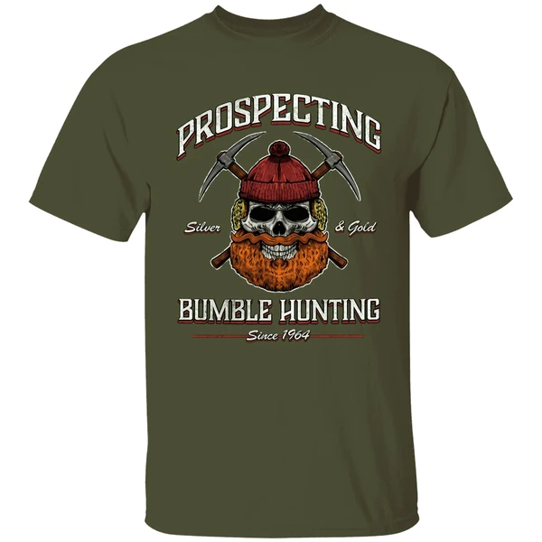 Prospecting Silver And Gold Bumble Hunting Since 1964 Shirt - Image 3