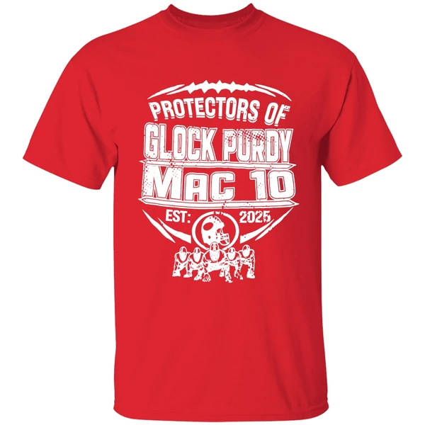 Protectors Of Glock Purdy Mac 10 Est 2025 San Francisco 49ers Shirt - Image 7