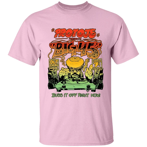 protoje big 45 out everywhere march 7 2025 buss it off right now shirt lightpink