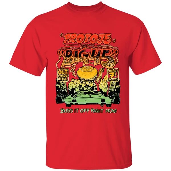 Protoje Big 45 Out Everywhere March 7 2025 Buss It Off Right Now Shirt - Image 7